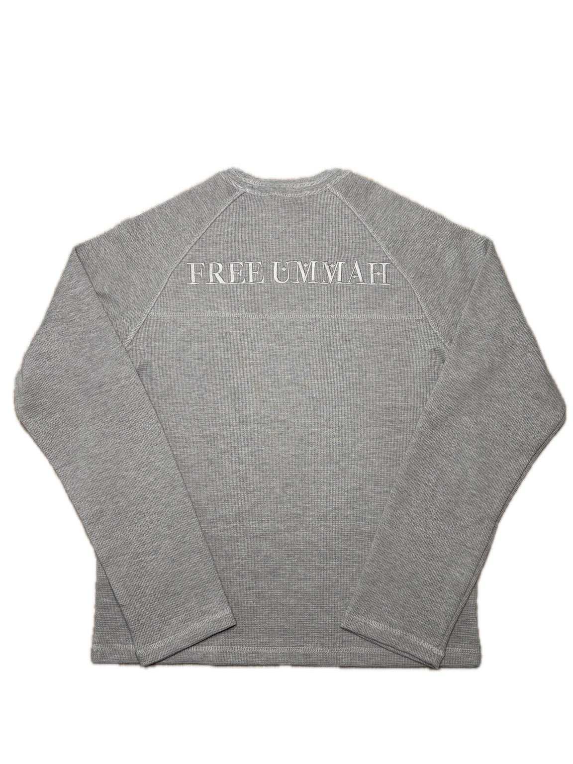 FREE UMMAH - Longsleeve Grau