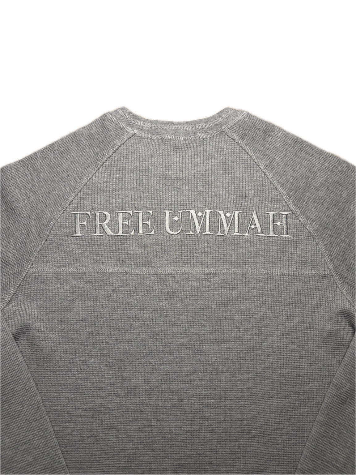 FREE UMMAH - Longsleeve Grau